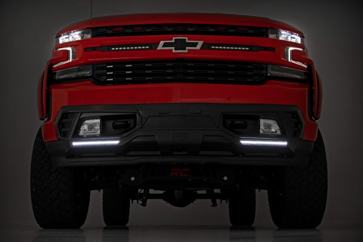 Chevrolet Silverado 1500 Front Bumper Fascia Cover Kit - Rough Country - LED Fascia Cover Kit - '19-'22